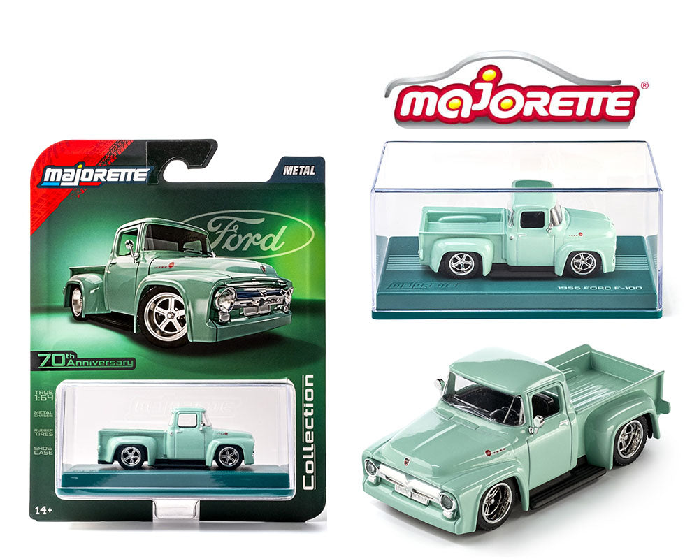 Majorette 1:64 Collector Series Wave 4 2026 – 1956 Ford F100 Pick Up Vert – 8505001019