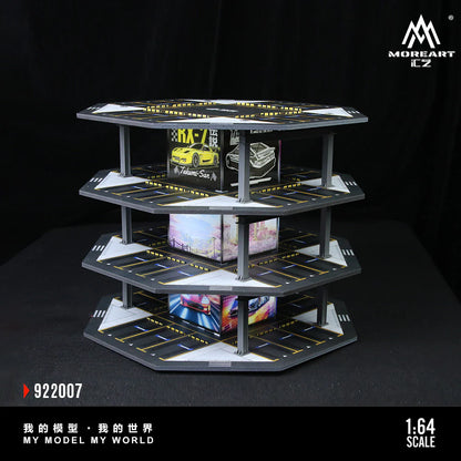 MoreArt 1/64-OCTAGONAL TOWER PARKING LOT O1 MODEL MO922007