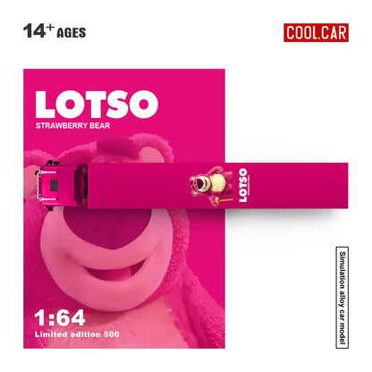 CoolCar 1/64 - Scania Container Truck-LOTSO STRAWBERRY BEAR CC644024