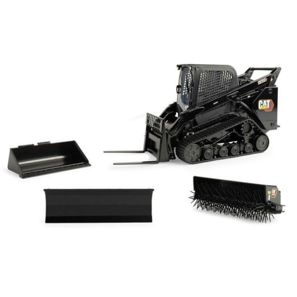 Caterpillar 272D2 Tracked Skid Steer Loader in BLACK with Accessories
