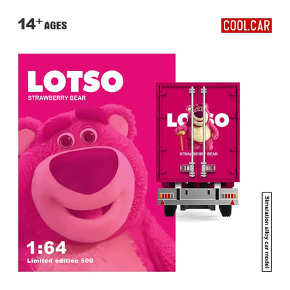 CoolCar 1/64 - Scania Container Truck-LOTSO STRAWBERRY BEAR CC644024