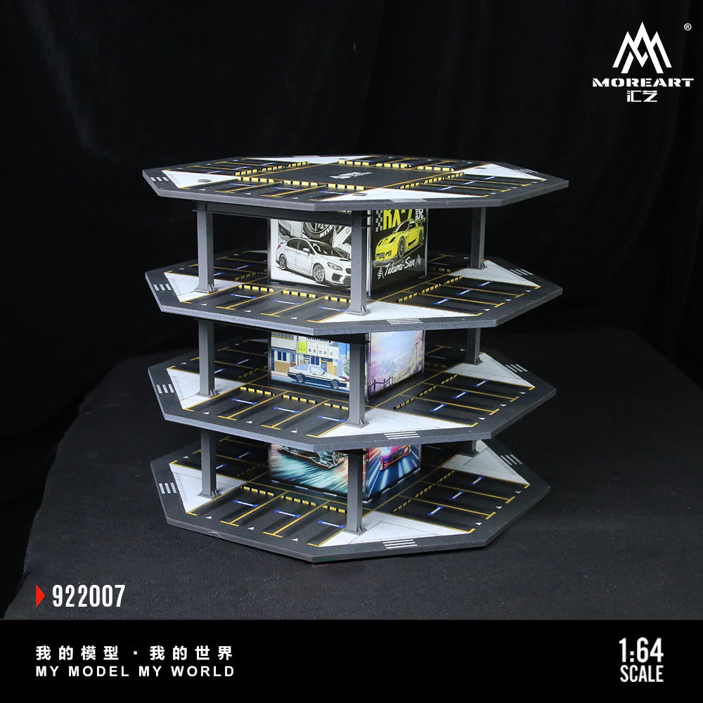 MoreArt 1/64-OCTAGONAL TOWER PARKING LOT O1 MODEL MO922007