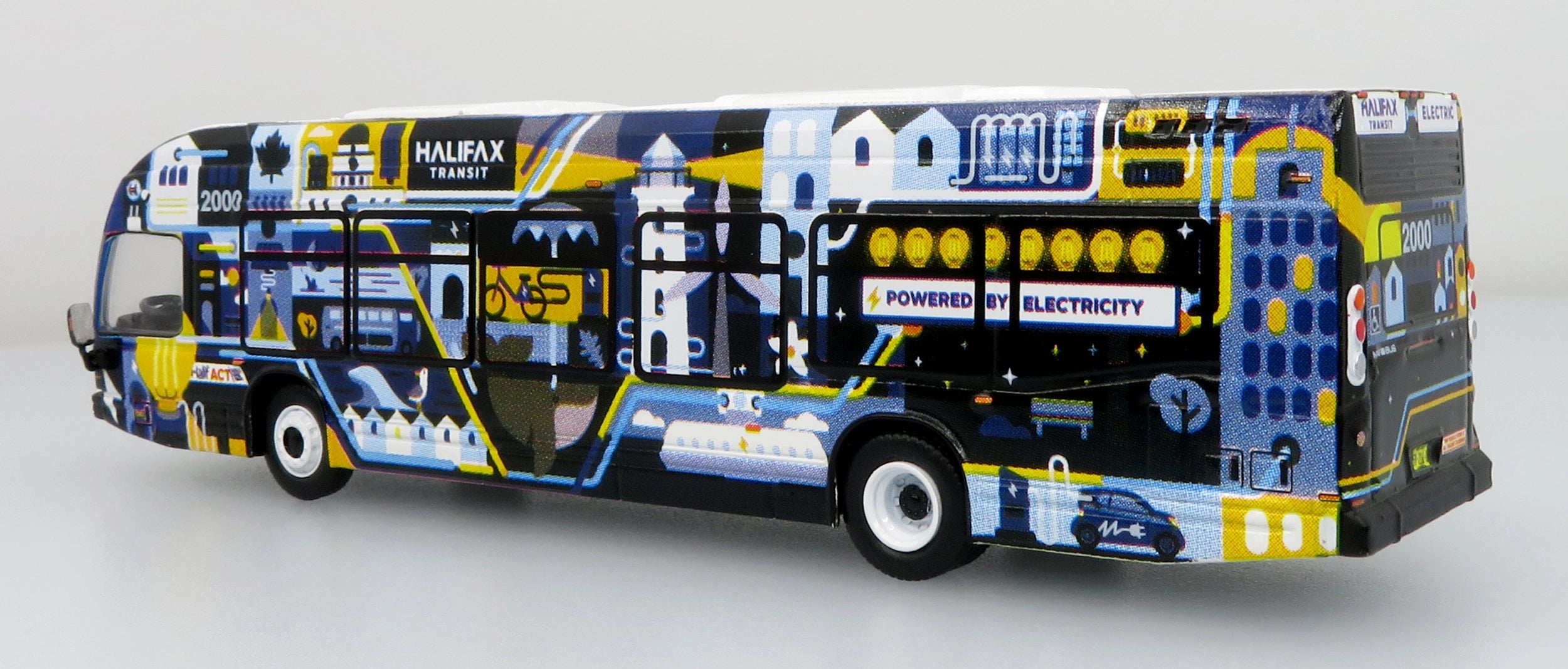 Nova Bus LFSe Transit Bus: Halifax Transit - Electric Livery 1/87