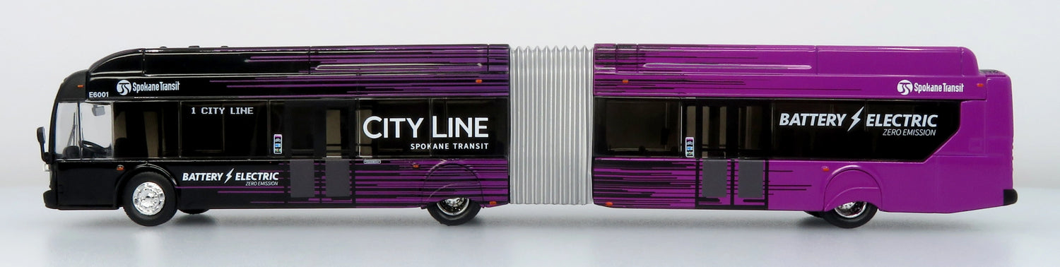 NFI Xcelsior XE60 5-Door Articulated Transit Bus: Spokane Transit City Line