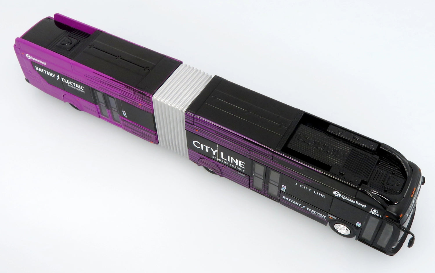 NFI Xcelsior XE60 5-Door Articulated Transit Bus: Spokane Transit City Line