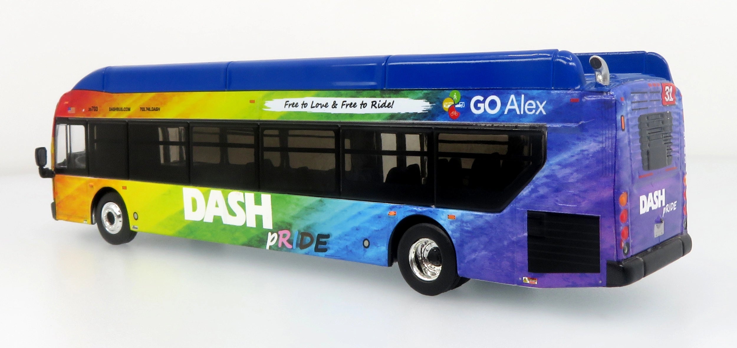 NFI Xcelsior XN40 Transit Bus: DASH - Pride Livery