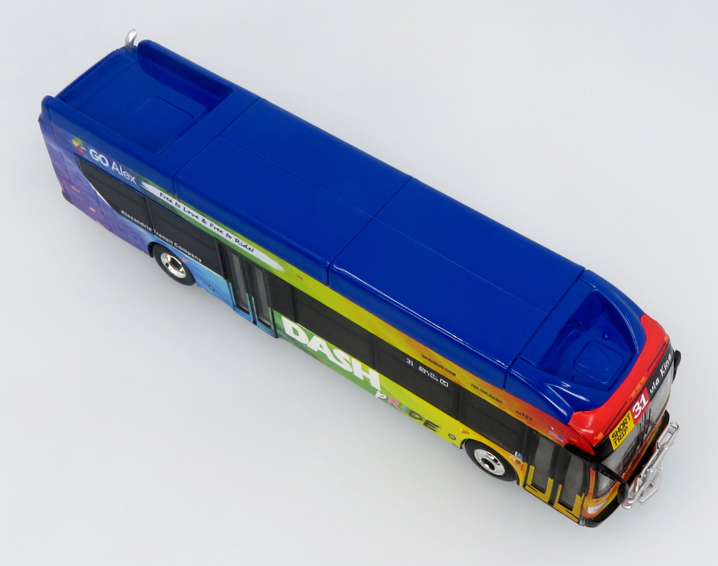 NFI Xcelsior XN40 Transit Bus: DASH - Pride Livery