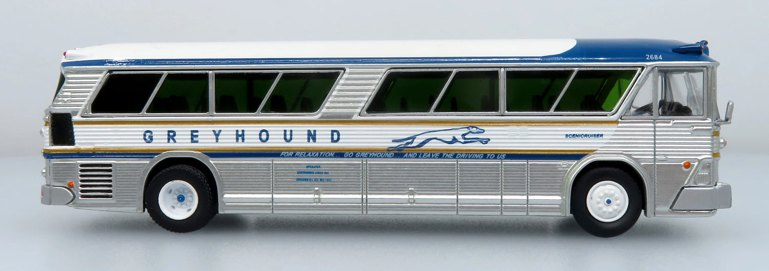 1964 MCI MC-5A Coach: Greyhound Gold Stripe - 50th Anniversary