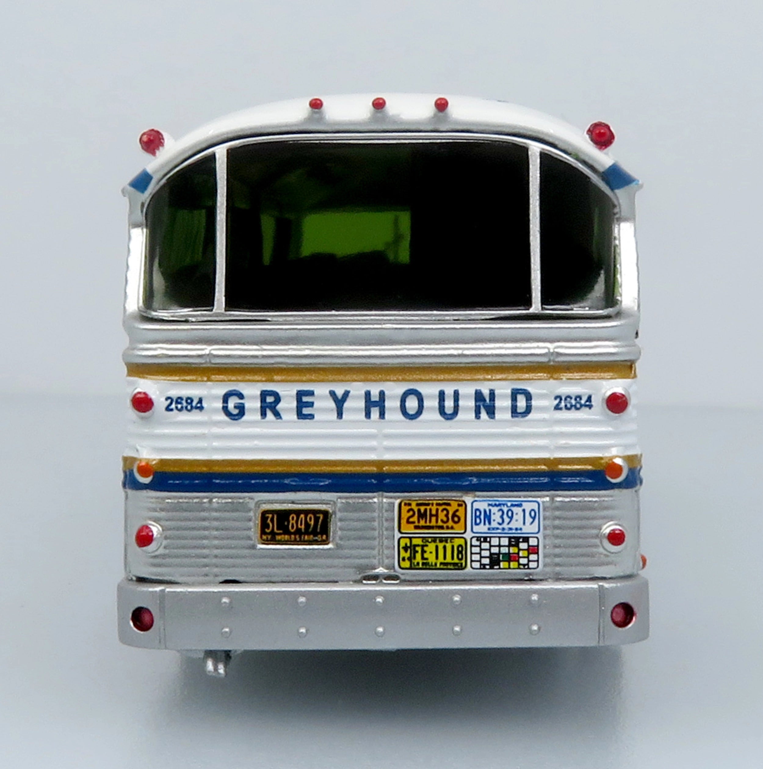 1964 MCI MC-5A Coach: Greyhound Gold Stripe - 50th Anniversary