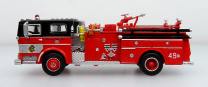 1974 Ward LaFrance Fire Engine: Chicago Fire Department — Engine 49