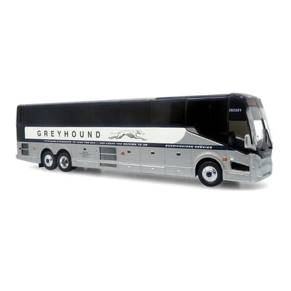 Prevost H3-45 Coach Greyhound Scenicruiser Vintage Livery 1:87 — Iconic Replicas 87-0659