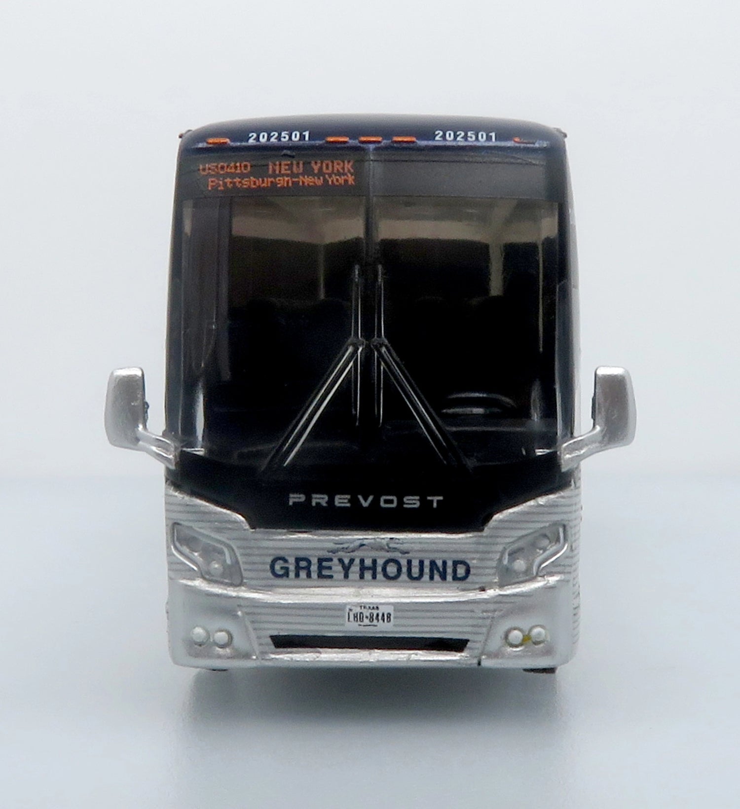 Prevost H3-45 Coach Greyhound Scenicruiser Vintage Livery 1:87 — Iconic Replicas 87-0659