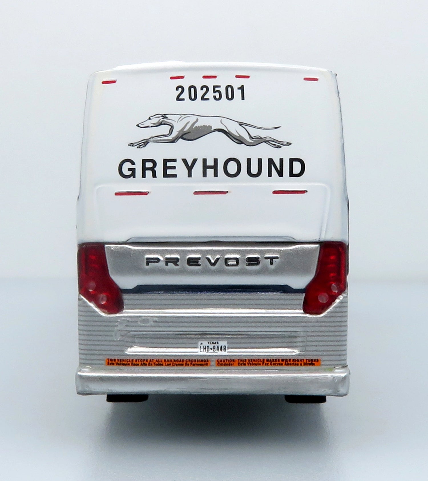 Prevost H3-45 Coach Greyhound Scenicruiser Vintage Livery 1:87 — Iconic Replicas 87-0659