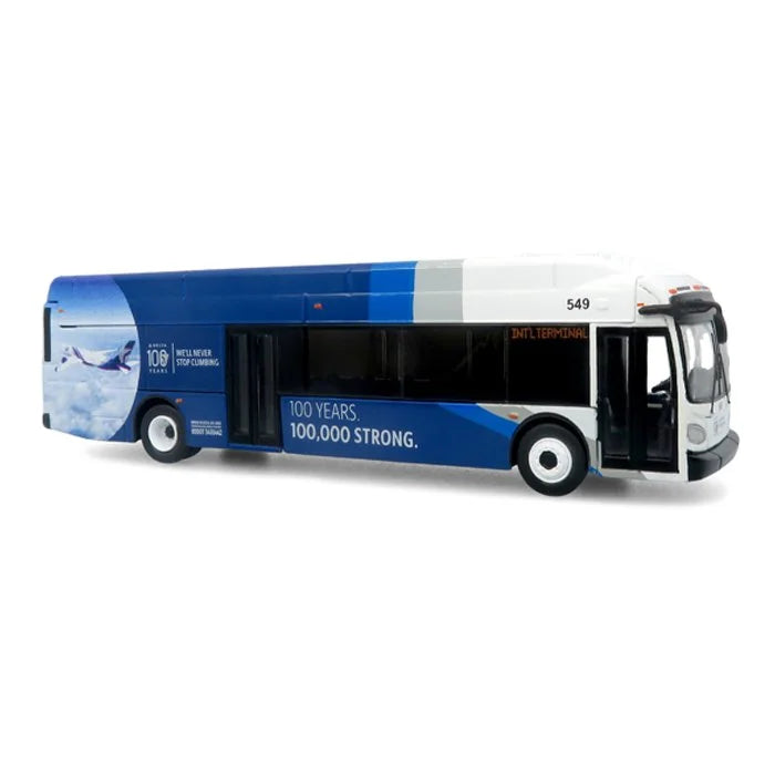 Autobus NFI Xcelsior XN40 Delta 100th Anniversary 1:87 — Iconic Replicas 87-0679