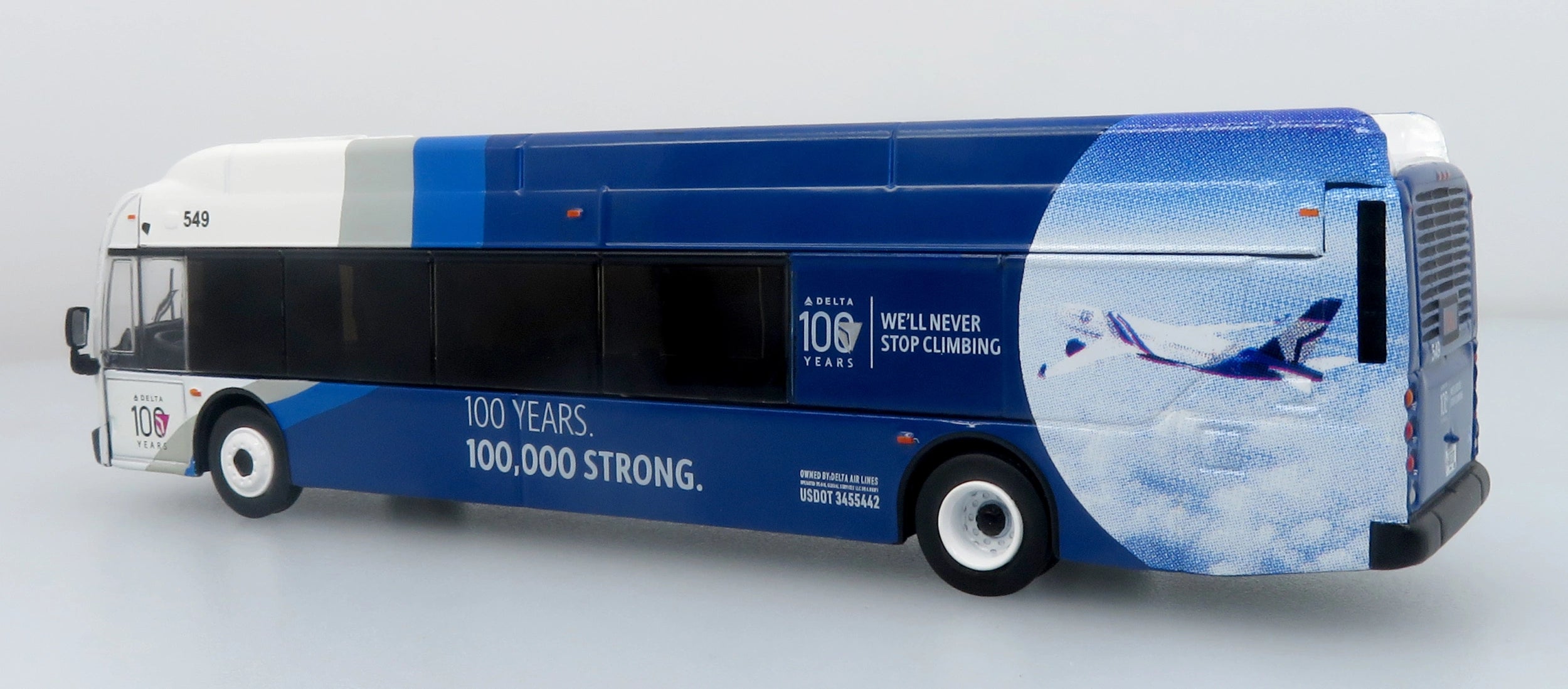 Autobus NFI Xcelsior XN40 Delta 100th Anniversary 1:87 — Iconic Replicas 87-0679