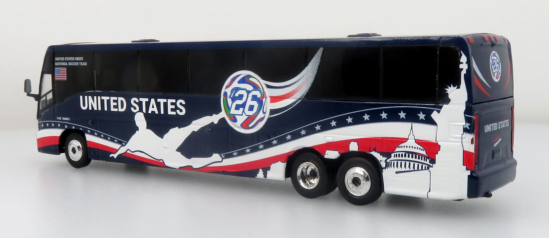 MCI J4500 Coach United States National Team World Cup Iconic Replicas 1:87 - 87-0715