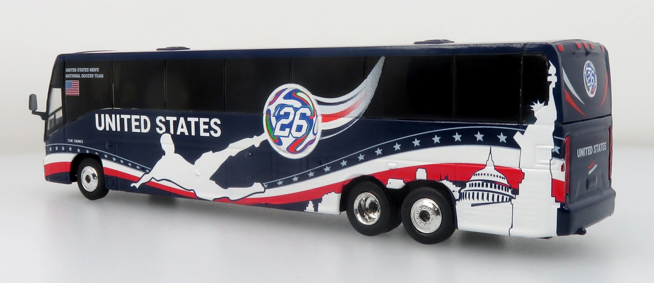 MCI J4500 Coach Équipe Nationale des États-Unis World Cup Iconic Replicas 1:87 - 87-0715