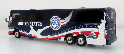 MCI J4500 Coach Équipe Nationale des États-Unis World Cup Iconic Replicas 1:87 - 87-0715
