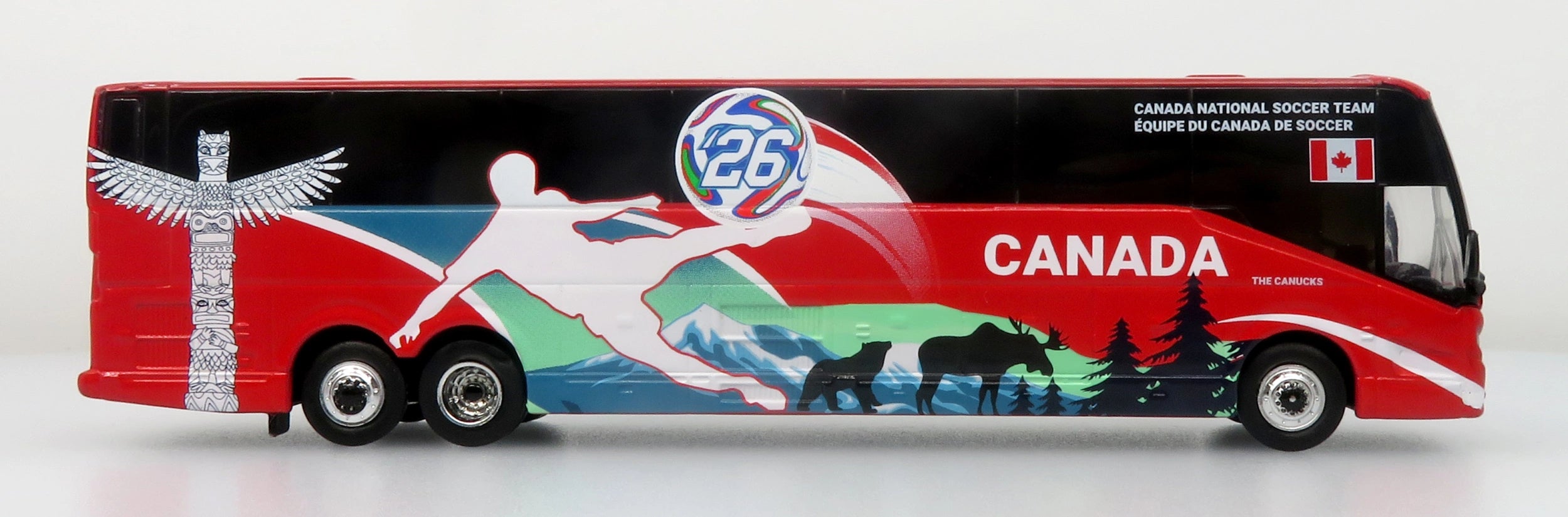 Prevost H3-45 Coach Équipe Nationale du Canada World Cup Iconic Replicas 1:87 - 87-0719