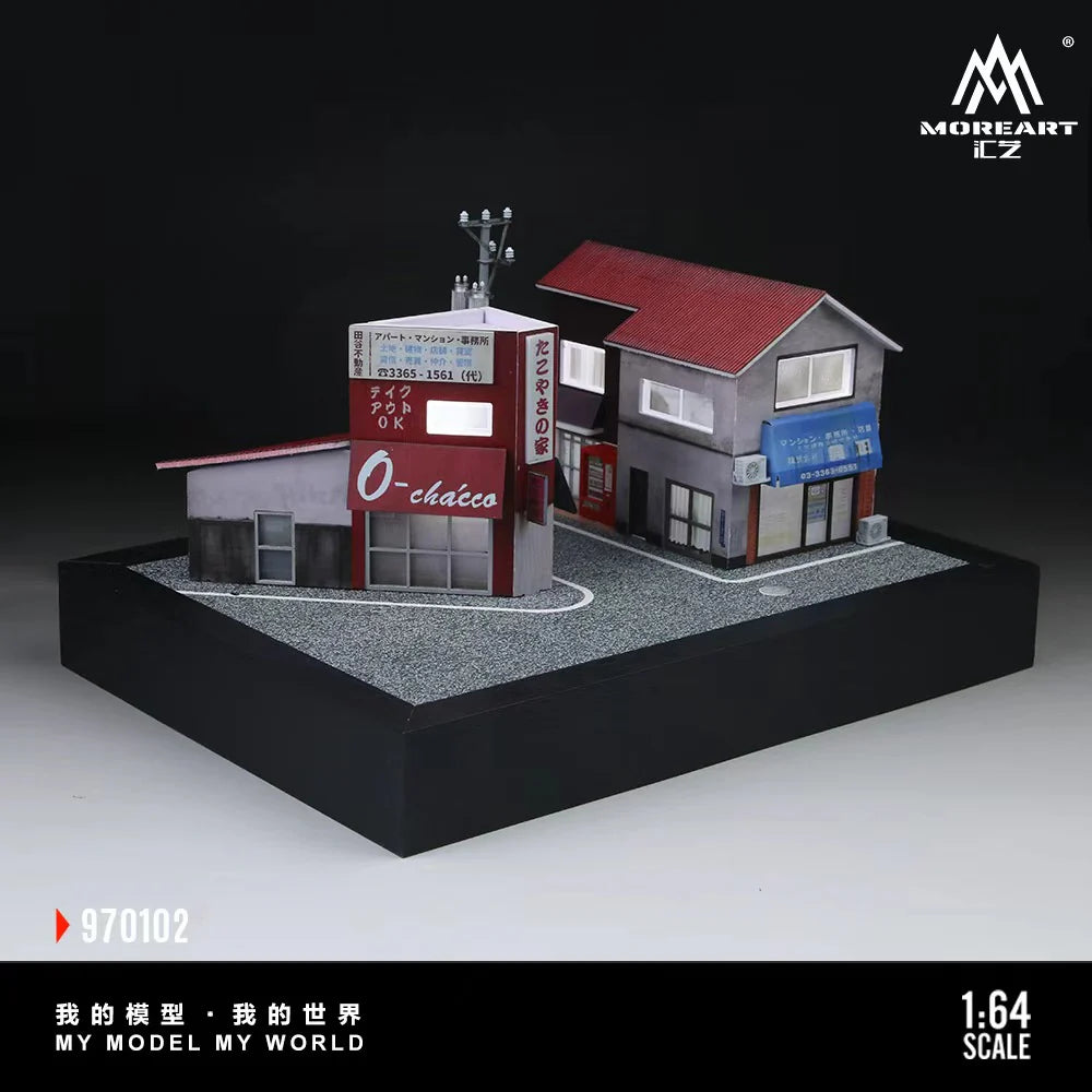 MoreArt Diorama 1:64- TAKOYAKI HOUSE MO970102