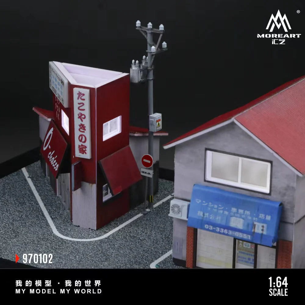 MoreArt Diorama 1:64- TAKOYAKI HOUSE MO970102