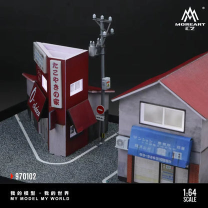 MoreArt Diorama 1:64- TAKOYAKI HOUSE MO970102