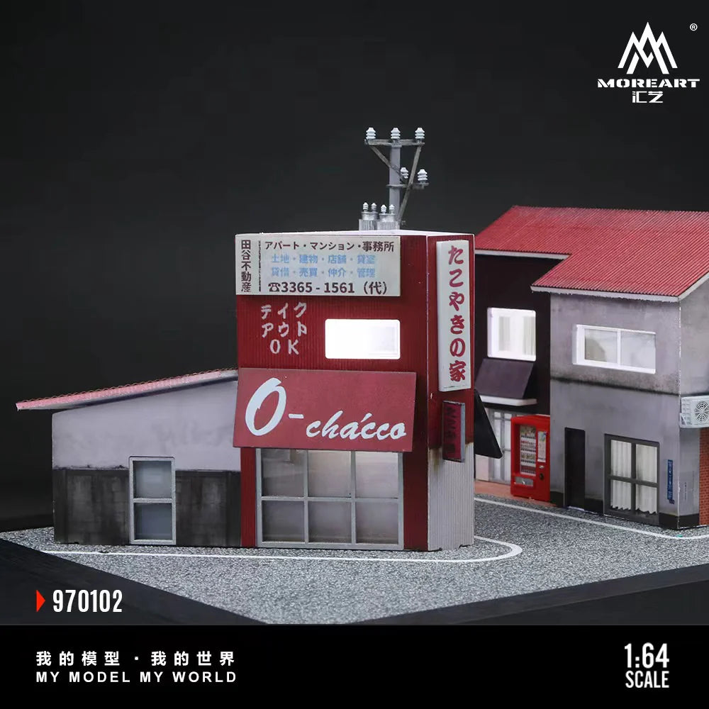 MoreArt Diorama 1:64- TAKOYAKI HOUSE MO970102