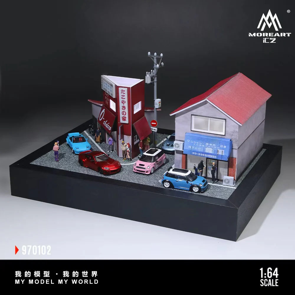 MoreArt Diorama 1:64- TAKOYAKI HOUSE MO970102