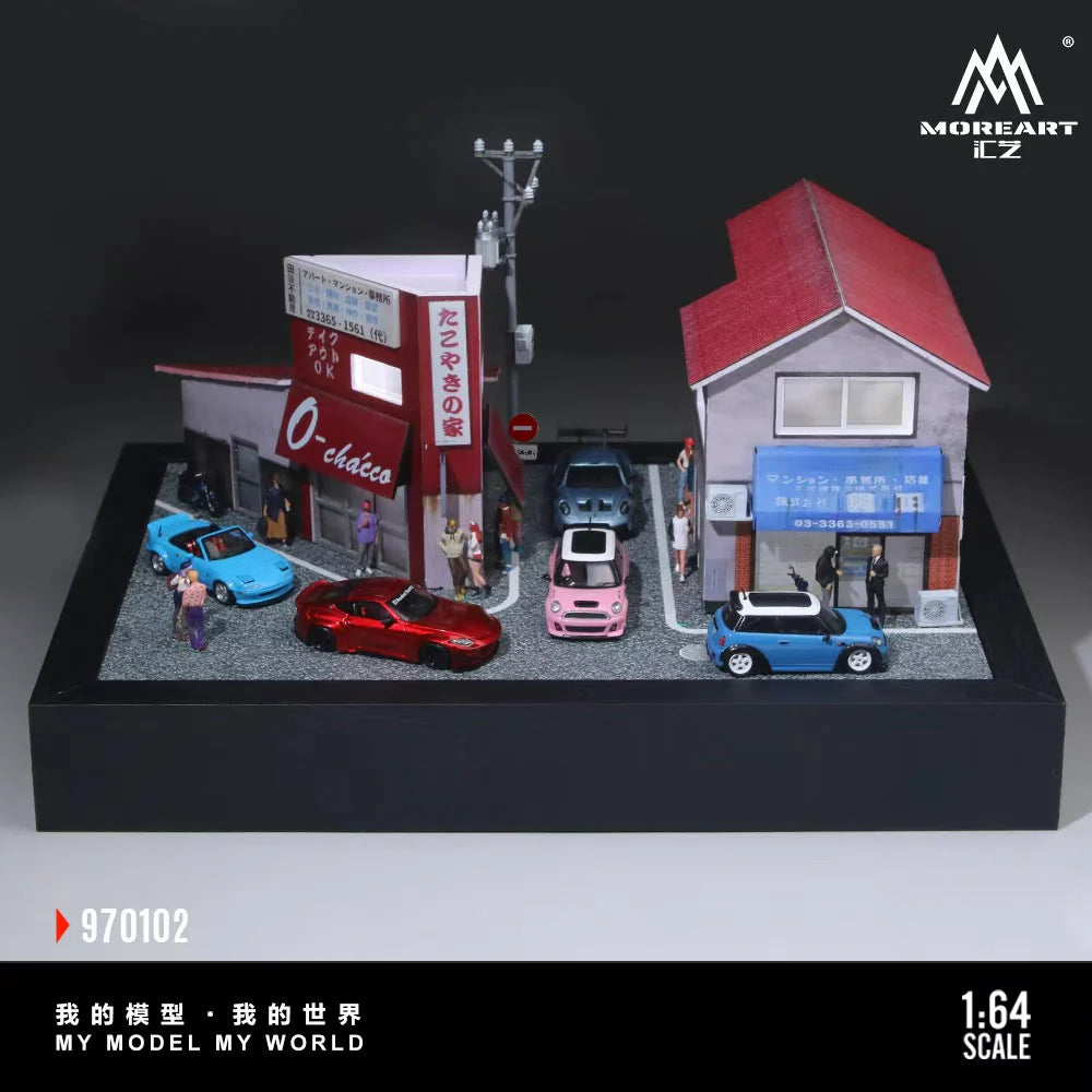 MoreArt Diorama 1:64- TAKOYAKI HOUSE MO970102