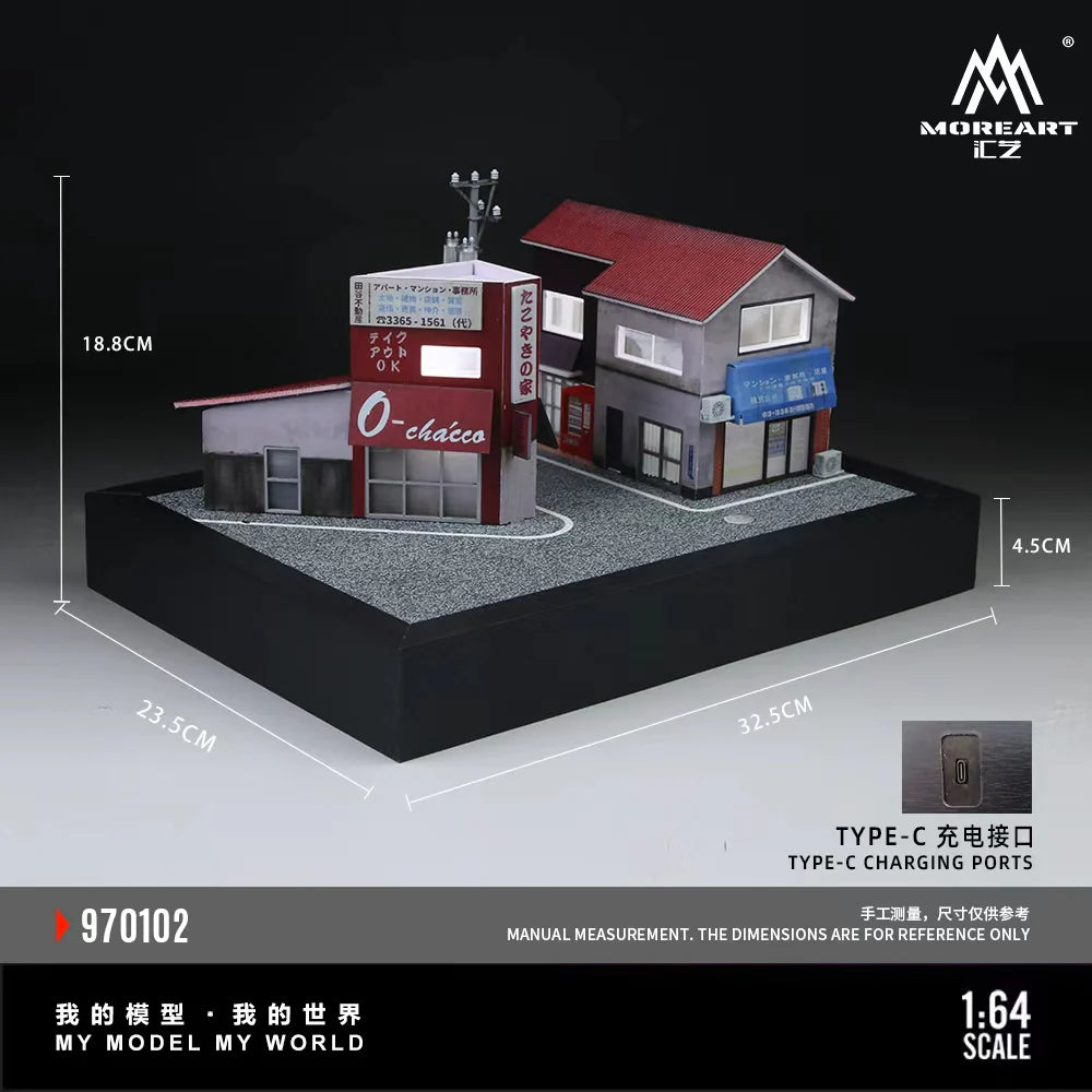 MoreArt Diorama 1:64- TAKOYAKI HOUSE MO970102