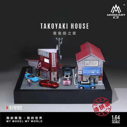 MoreArt Diorama 1:64- TAKOYAKI HOUSE MO970102
