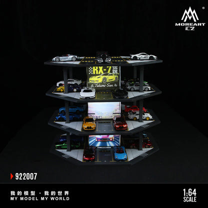 MoreArt 1/64-OCTAGONAL TOWER PARKING LOT O1 MODEL MO922007