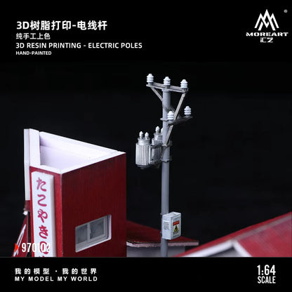 MoreArt Diorama 1:64- TAKOYAKI HOUSE MO970102