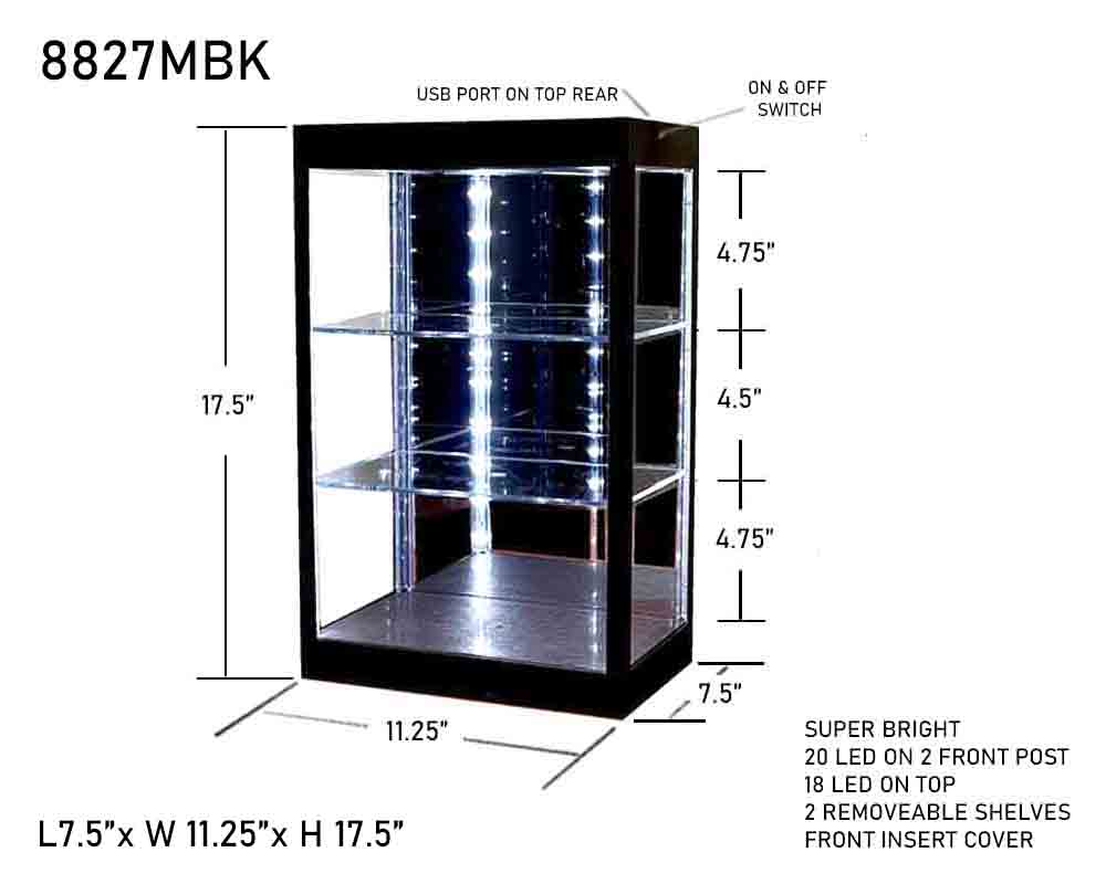Showcase 3-Tier Collectible Display Case