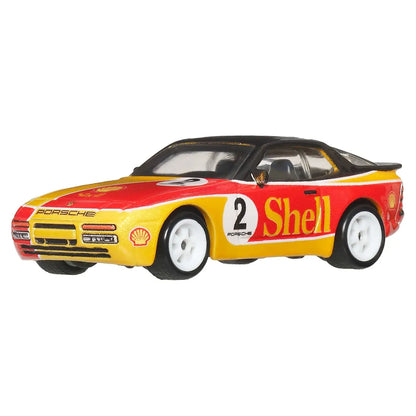 Hot Wheels Premium 1:64 Porsche 944 Turbo 1989 &amp; Porsche Cayenne 2008 avec remorque – Team Transport 2026 