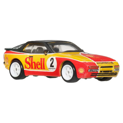 Hot Wheels Premium 1:64 Porsche 944 Turbo 1989 &amp; Porsche Cayenne 2008 avec remorque – Team Transport 2026 