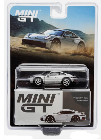 CHASE CARS-MINI GT-Porsche 911 Dakar Ice Gray Metallic- (MGT00891-CHASE)
