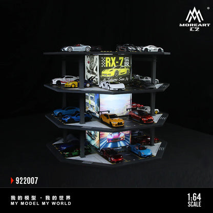 MoreArt 1/64-OCTAGONAL TOWER PARKING LOT O1 MODEL MO922007