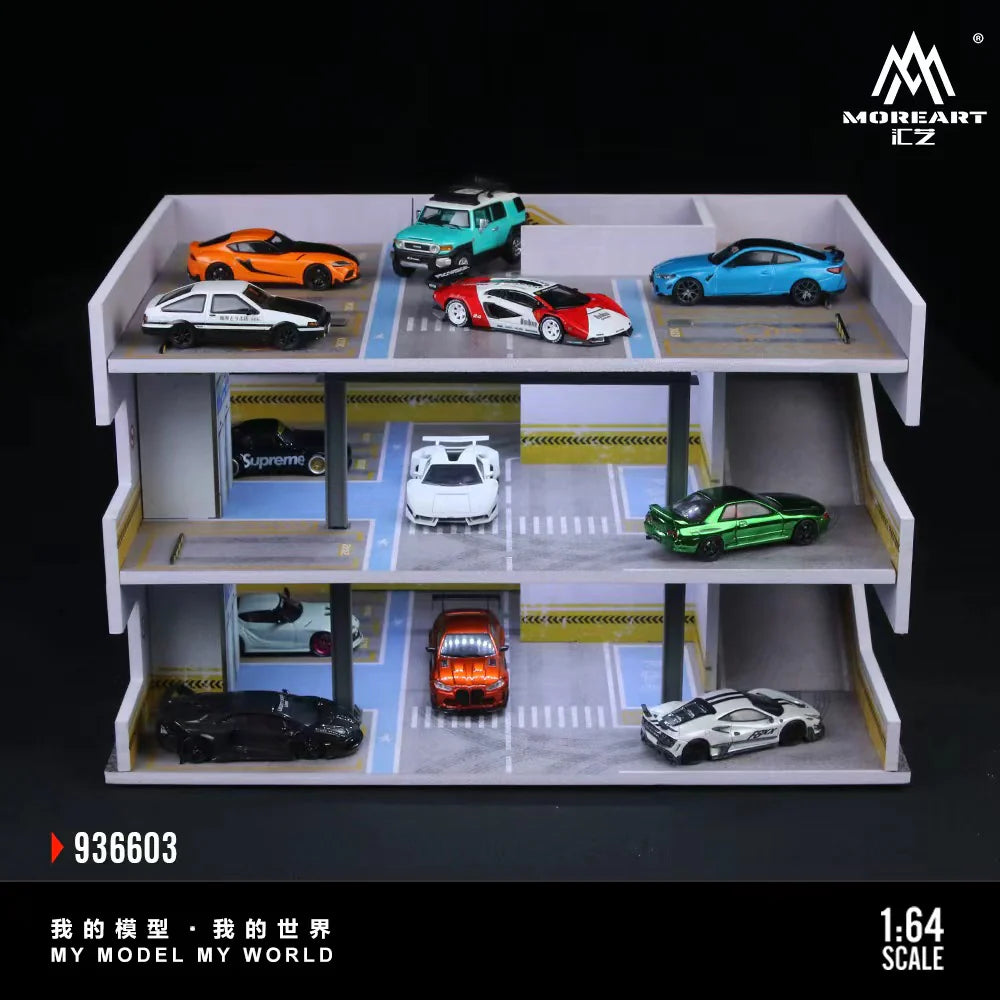 MoreArt Diorama 1:64-Japanese Parking Building MO936603