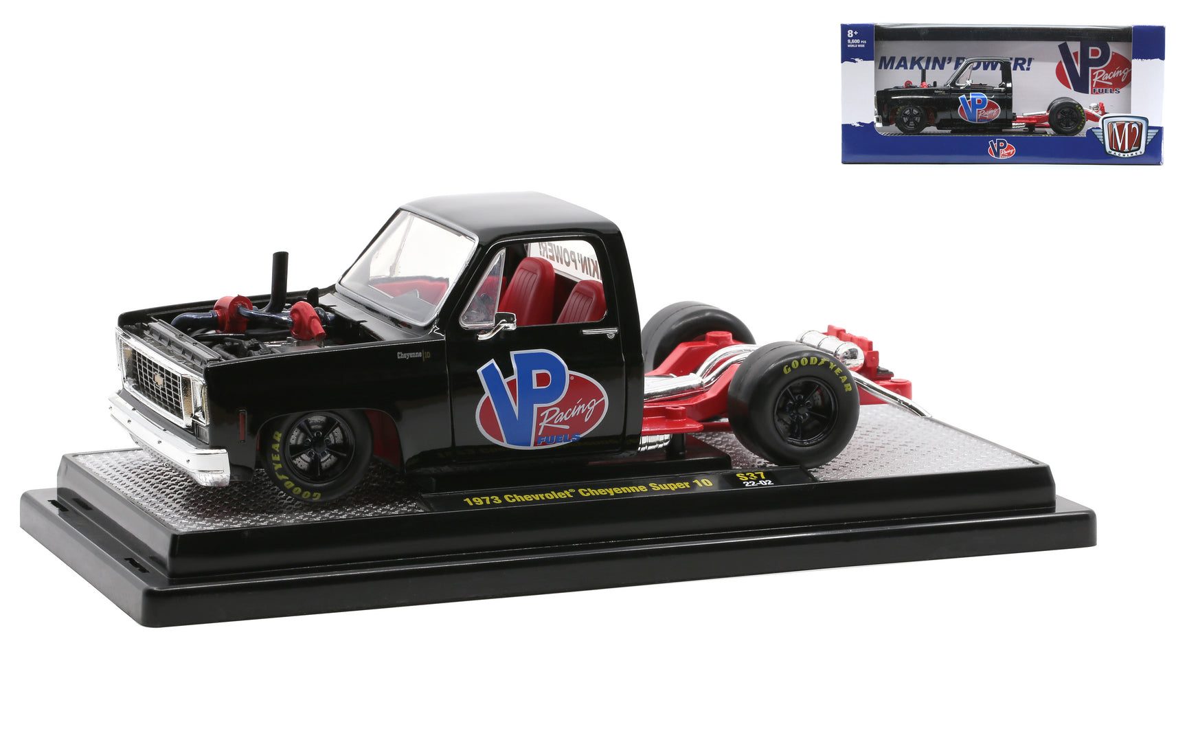 1973 Chevrolet Cheyenne Super 10 -VP Racing Fuels (M2 Machines 40300-S37B)