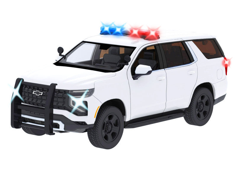 2025 Chevrolet Tahoe PPV Blanc – Motor Max 1:24 – 79623WH