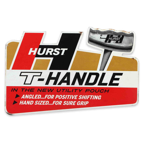 Hurst T-Handle Advertisement Metal Sign