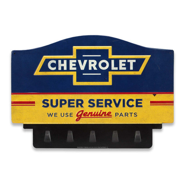 Chevrolet Super Service Metal Wall Hooks