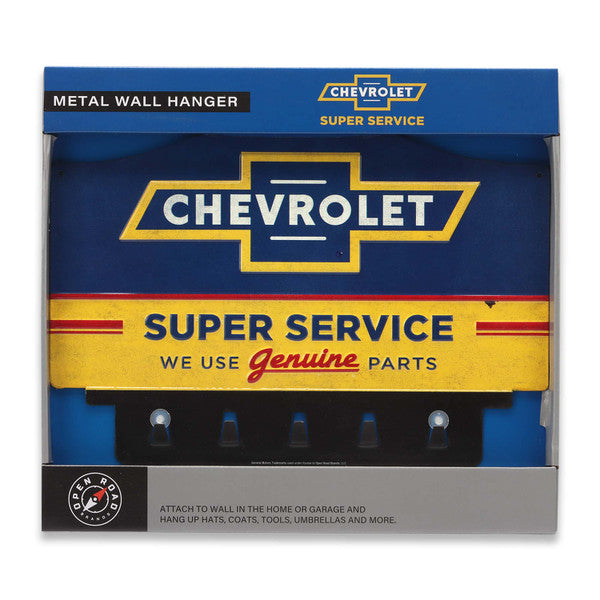 Chevrolet Super Service Metal Wall Hooks