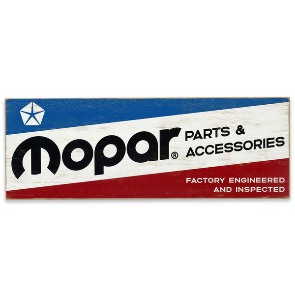 Mopar Parts &amp; Accessories Wood Wall Decor