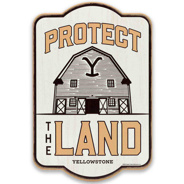 Yellowstone Protect the Land Barn Wood Wall Decor