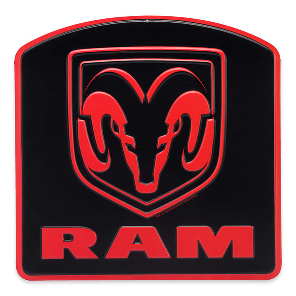 Dodge Ram Logo Metal Sign