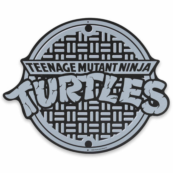 Teenage Mutant Ninja Turtles Manhole Cover Logo Metal Sign