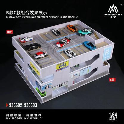 MoreArt Diorama 1:64-Japanese Parking Building MO936603