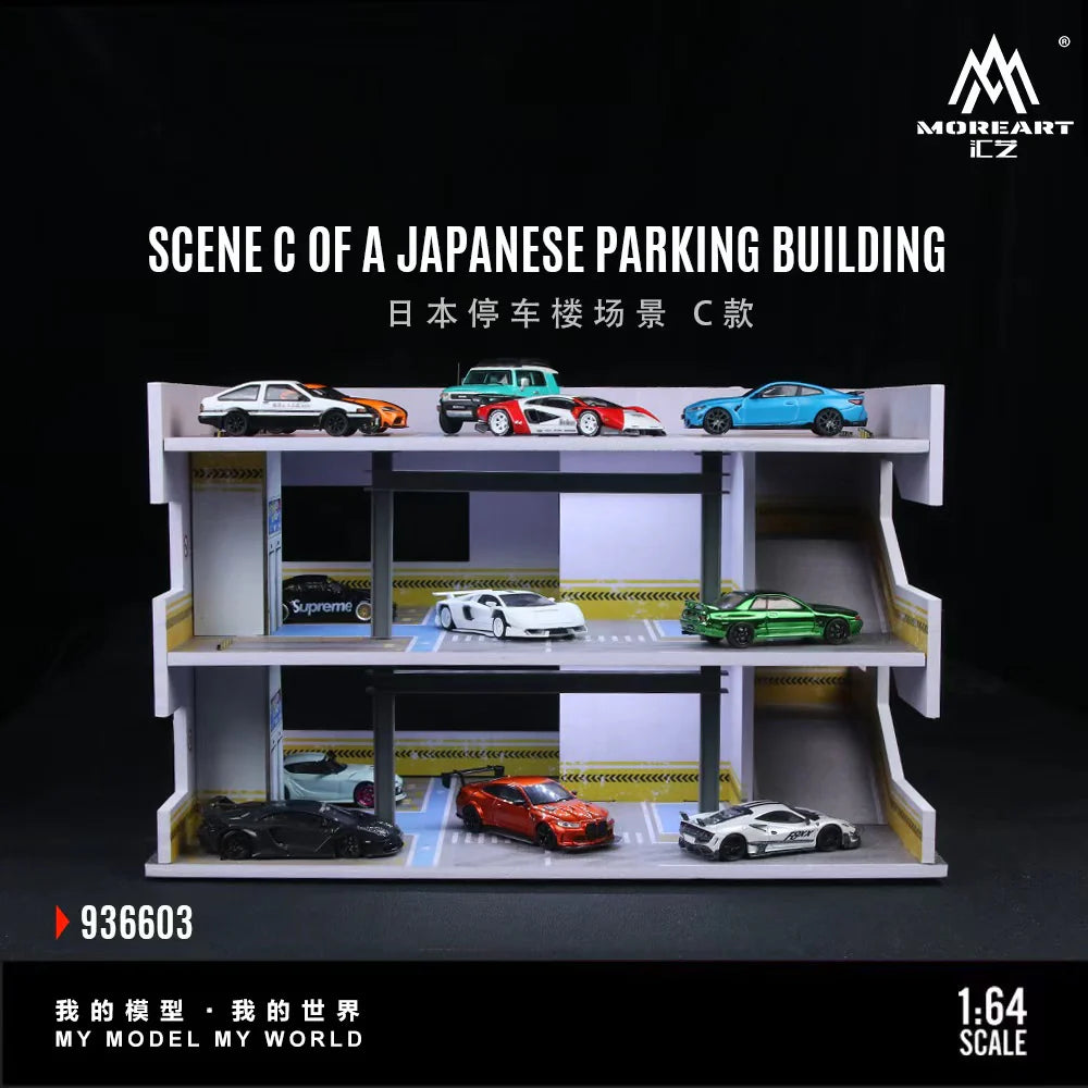 MoreArt Diorama 1:64-Japanese Parking Building MO936603